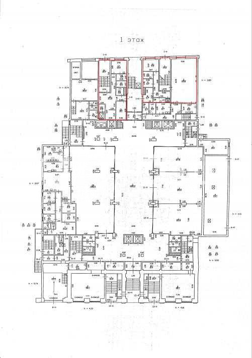 Планировка офиса 198-650.8 м², 1 этаж, Административное здание «Некрасова 14»